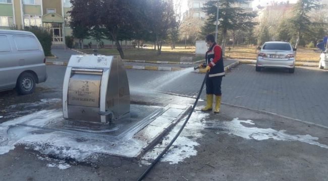 Nevşehir Belediyesi kısıtlamayı fırsata çevirdi, şehri temizledi