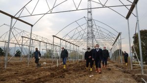 ODÜ uygulama arazisinde seralar kuruluyor