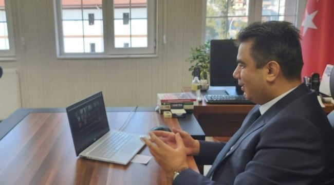 Öğrencilerle online motivasyon buluşması