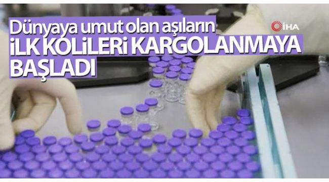 Pfizer-BioNTech'in aşılarının üretim süreci görüntülendi
