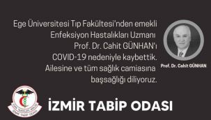 Prof. Günhan koronadan hayatını kaybetti