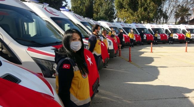 Sağlık Bakanlığı'ndan Hatay'a 38 ambulans