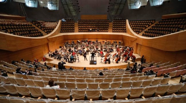 Senfoni Orkestrası binası açldı