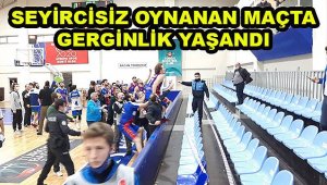 Seyircisiz maçta olay çıktı! Polis biber gazı sıktı