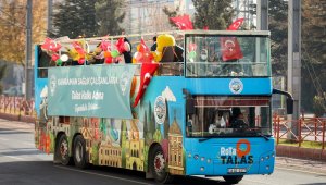 Talas'tan sağlık çalışanlarını mutlu eden jest