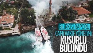 Tarihi Cami'deki yangının çıkış sebebi belli oldu