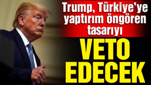 Türkiye'ye yaptırımı Trump veto edecek