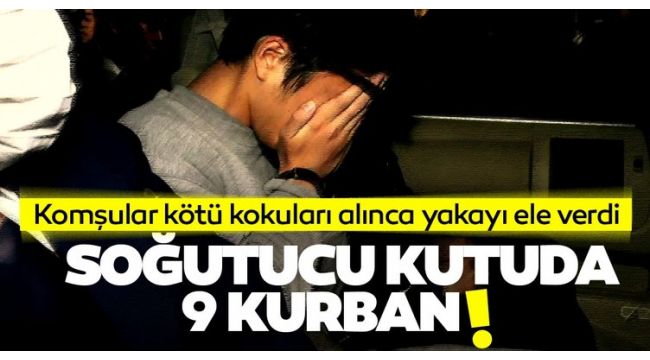 Twitter katili 9 kurbanını soğutucuda saklamış!