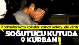 Twitter katili 9 kurbanını soğutucuda saklamış!