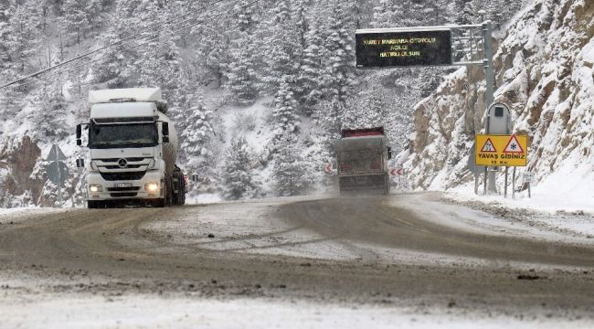 Zigana dağı beyaza büründü