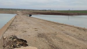 30 yıl önce su altında kalan köprü ortaya çıktı