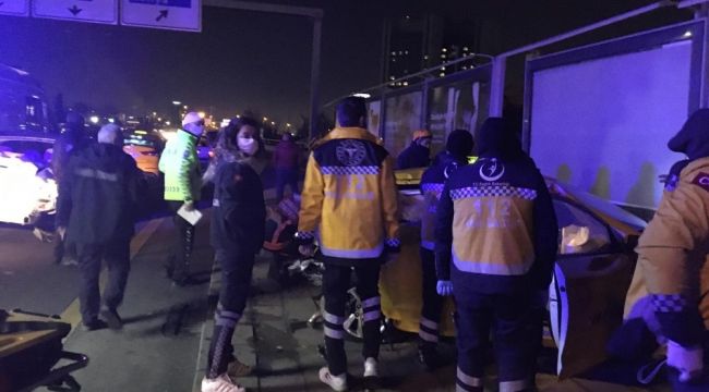Ankara'da zincirleme kaza: 1 ölü, 5 yaralı