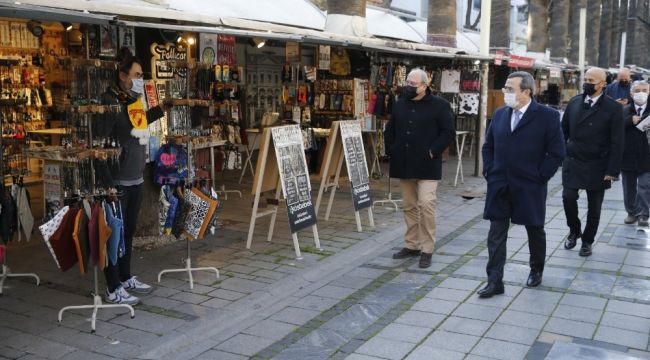 Başkan Batur, Sevgi Yolu esnafını dinledi