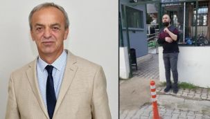 Başkan yardımcısı, müteahhidi bıçakla koridorda kovaladı