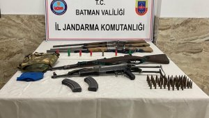 Batman'da mühimmat ele geçirildi