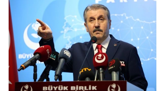 BBP Lideri Destici, Muhsin Yazıcıoğlu'nu andı