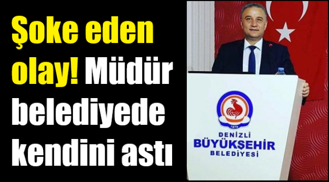 Belediye meclis salonunda intihar