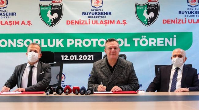 Belediyeden Denizlispor'a 3 milyon 750 bin TL'lik sponsorluk