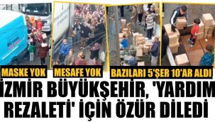 Belediyeden 'yardım rezaleti' için özür