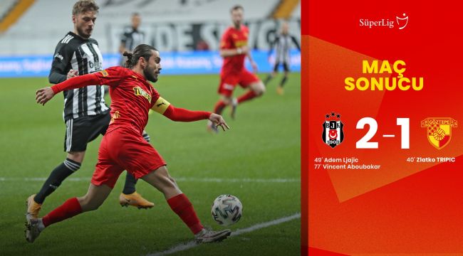 Beşiktaş ilk yarıyı lider bitirdi