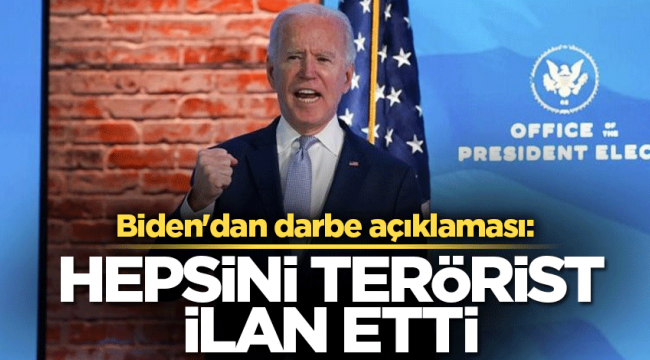 Biden açtı ağzını yumdu gözünü