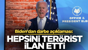 Biden açtı ağzını yumdu gözünü