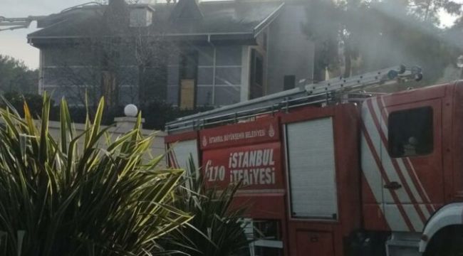 Binali Yıldırım'ın evinde yangın