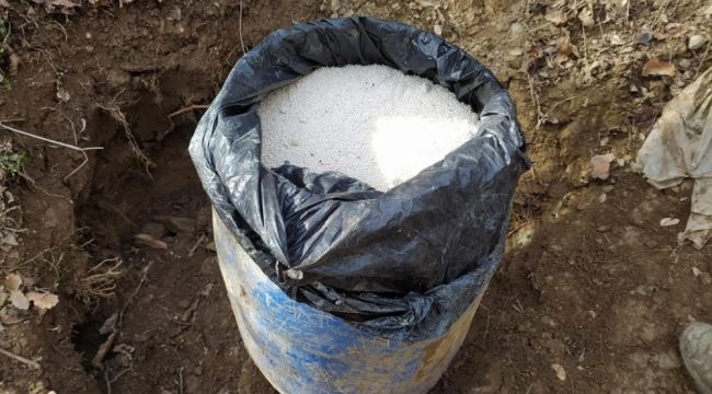 Bitlis'te tuzaklanmaya hazır 100 kilo Amonyum Nitrat ele geçirildi
