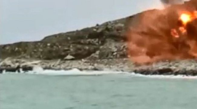 Deniz mayını imha edildi