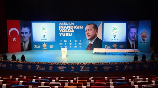 Denizli AK Partiş kongre saatini bekliyor