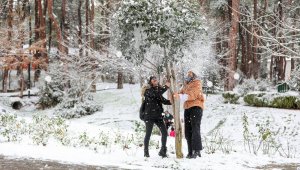 Denizlililer karın keyfini çıkardı