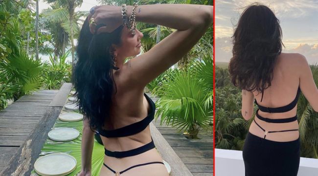 Elbisesine eleştiri geldi