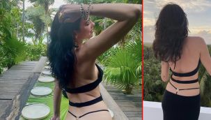 Elbisesine eleştiri geldi