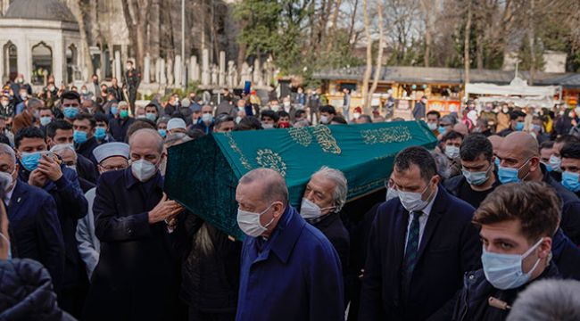 Erdoğan, Yavuz Bahadıroğlu'nun cenaze törenine katıldı
