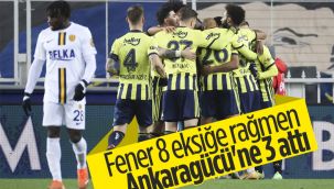 Fenerbahçe, Ankaragücü'nü 3 golle yendi