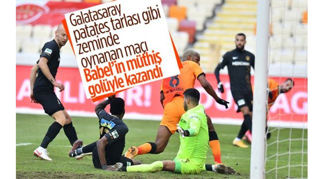 Galatasaray 1 attı, 3 aldı