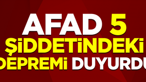 Gazimağusa'da 5.3 büyüklüğünde deprem