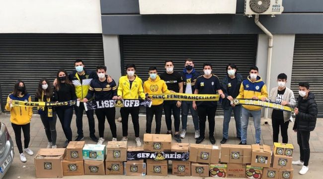 Genç Fenerbahçelilerden ihtiyaç sahibi ailelere yardım eli