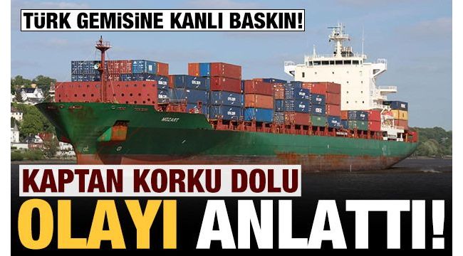 Gine açıklarında Türk gemisi kaçırıldı