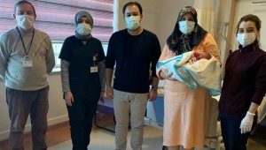 Giresun'da yılın ilk bebeği dünyaya geldi