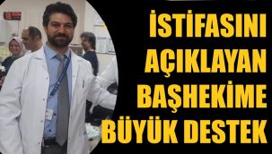 Görevden affını isteyen başhekime destek