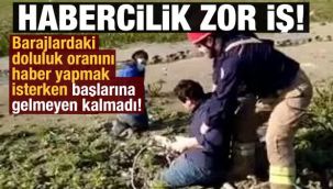 Haber yaparken haber oldular