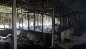 İlçe başkanının fabrikasında yangın paniği