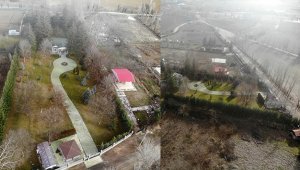 İşte başkanın kaçak yapıldığı iddia edilen evi