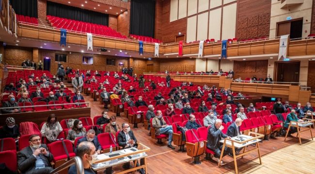 İzmir Meclisinde Kültürpark ve Covid-19 sunumu