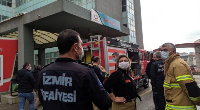 İzmir'de hastanede yangın paniği: Psikiyatri hastası yatağını yaktı