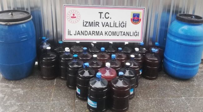 İzmir'de kaçak şarap operasyonu