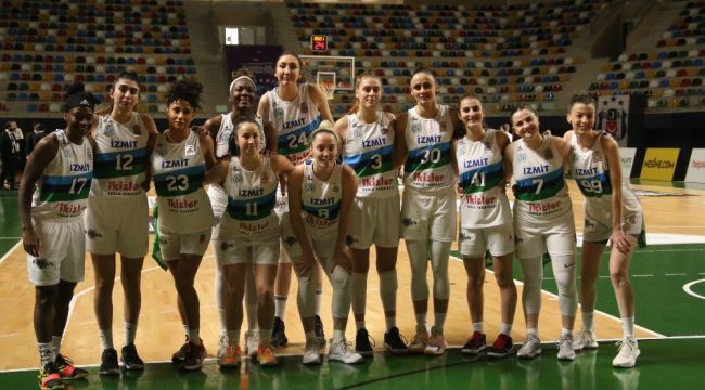 Kadınlar Basketbol Süper Ligi: İzmit Belediyespor: 74 - Beşiktaş: 68