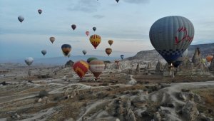 Kapadokya'da balon turları iptal edildi