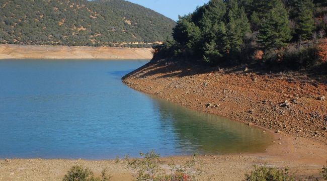 Keşan'da baraj doluluk oranı yüzde 8'in altına indi